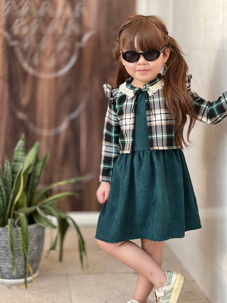 کت سارافون مخمل کبریتی